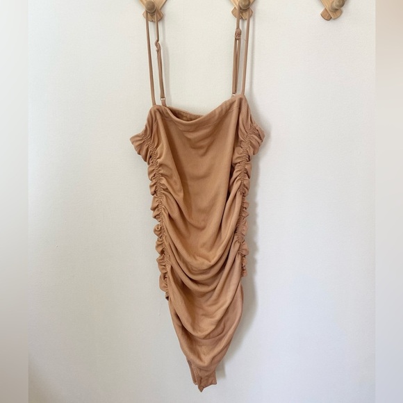 Intimately Free People On Your Side Ruched Bodysuit - Picture 1 of 3